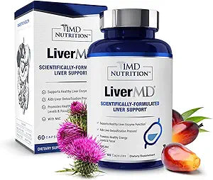 1MD Nutrition LiverMD – Advanced Liver Support & Cleanse Supplement (60 Capsules) - Ephyra