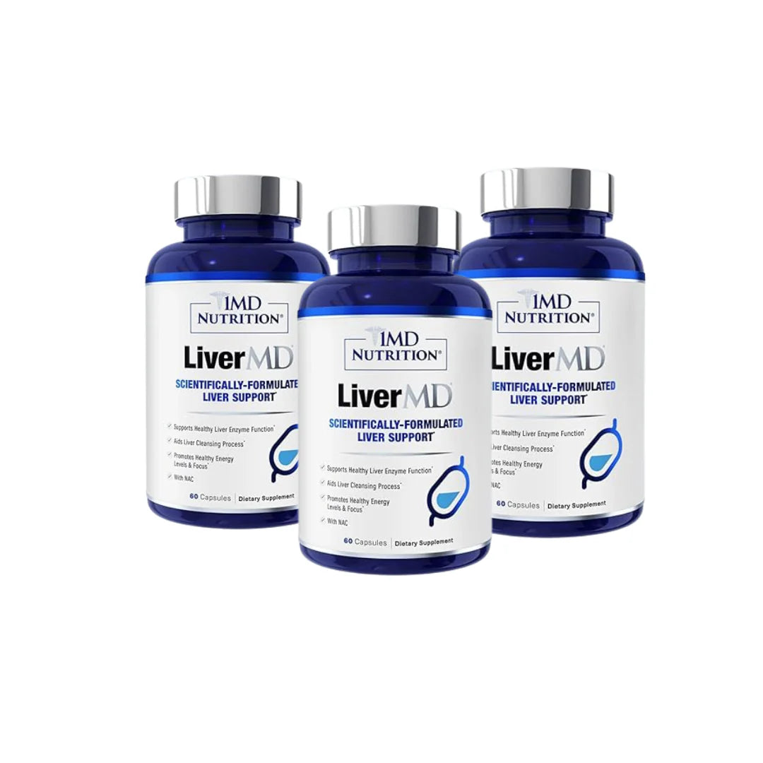 1MD Nutrition LiverMD – Advanced Liver Support & Cleanse Supplement (60 Capsules) - Ephyra