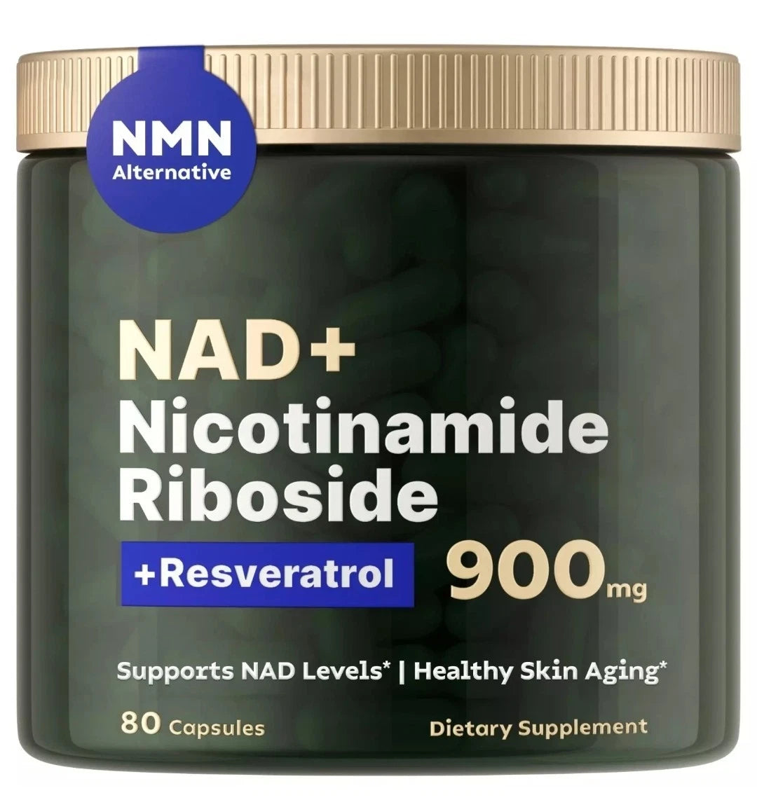 NAD+ Supplement for Anti-Aging, Energy, Focus & Nicotinamide Riboside + Resveratrol - Ephyra