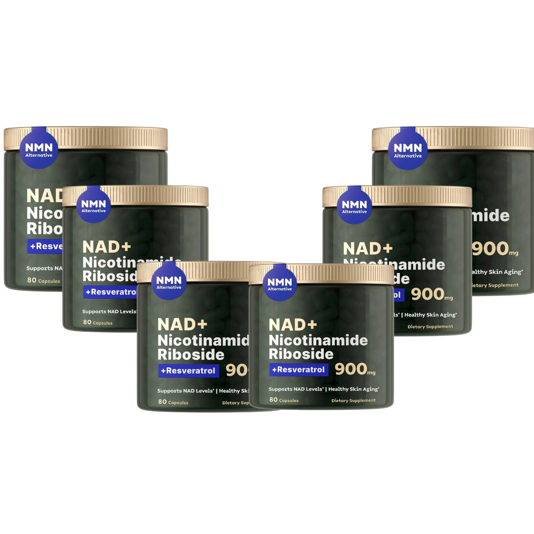 NAD+ Supplement for Anti-Aging, Energy, Focus & Nicotinamide Riboside + Resveratrol - Ephyra