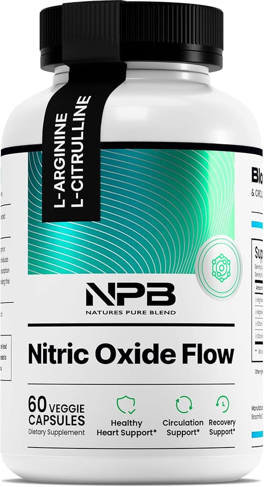 Nature's Pure Blend Nitric Oxide Supplements for Men – Advanced Circulation & Performance Booster - Ephyra