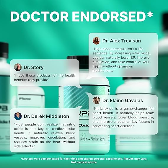 Nature's Pure Blend Nitric Oxide Supplements for Men – Advanced Circulation & Performance Booster - Ephyra