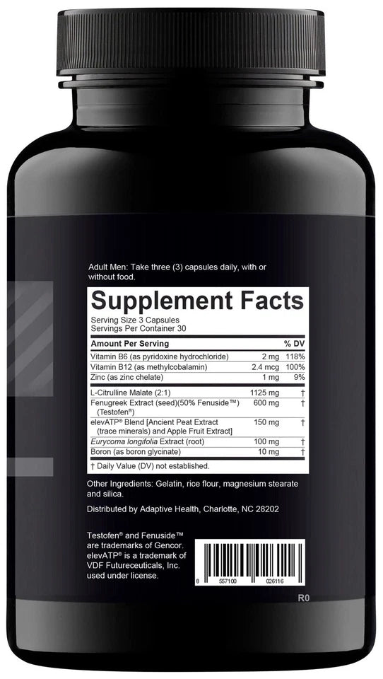 Nugenix Total-T Free & Total Testosterone Booster Supplement – 90 Capsules - Ephyra