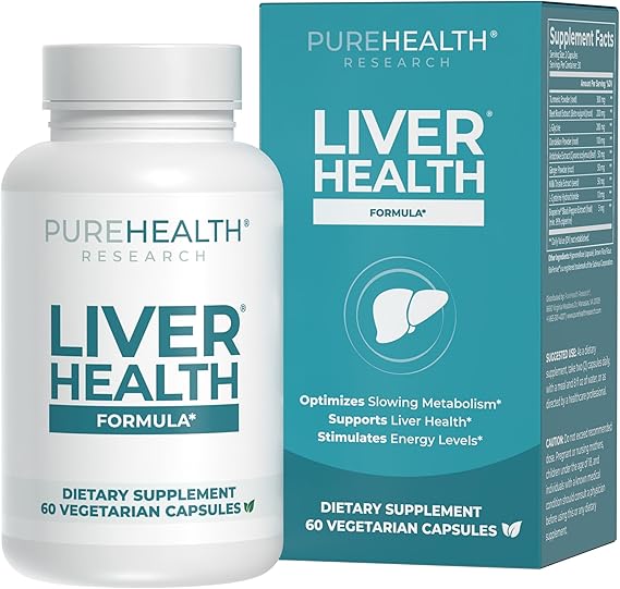 PUREHEALTH RESEARCH Liver Health – Advanced Liver Cleanse, Detox & Repair Support - Ephyra