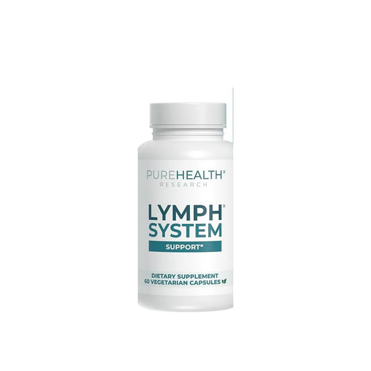PUREHEALTH RESEARCH Lymph System Support – Lymphatic Drainage Supplement for Women & Men (60 Capsules) - Ephyra