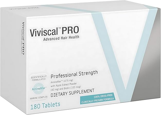 Viviscal Pro dietary supplement box on a white background