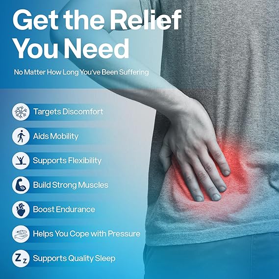 SciatiEase Sciatic Nerve Health Support Supplement – Advanced Nerve Support Formula (120 Capsules) - Ephyra