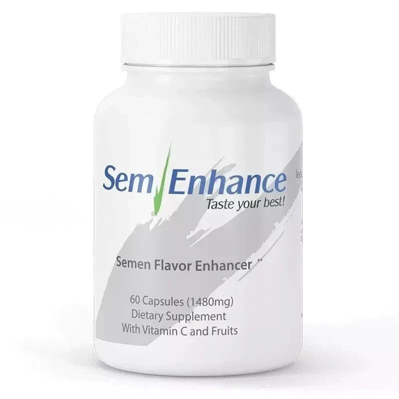 Semenhance Best Semen Flavor Enhancer 60 Capsules – Natural Fruity Taste Formula - Ephyra