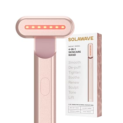 Solawave 4-in-1 Red Light Therapy Wand for Face & Neck - Ephyra