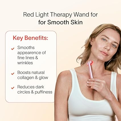 Solawave 4-in-1 Red Light Therapy Wand for Face & Neck - Ephyra