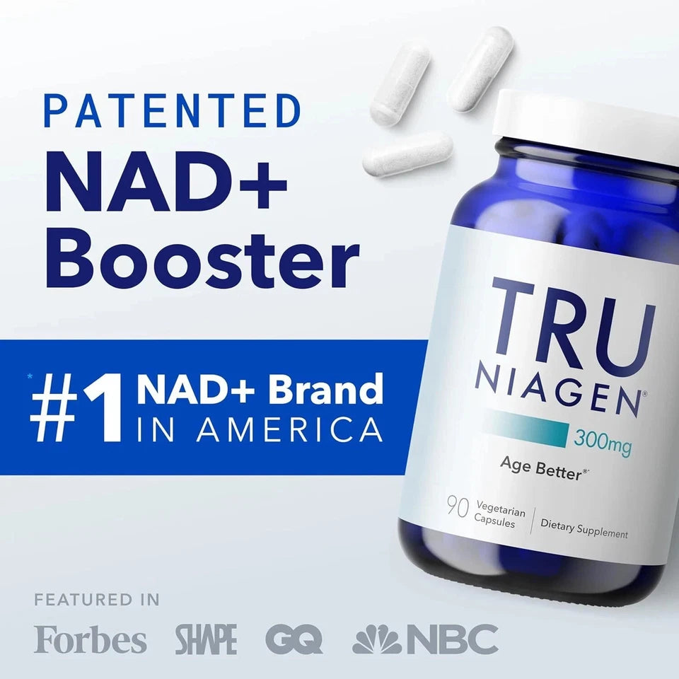 TRU Niagen 300mg NAD+ Booster – 90 Capsules (New & Sealed) - Ephyra