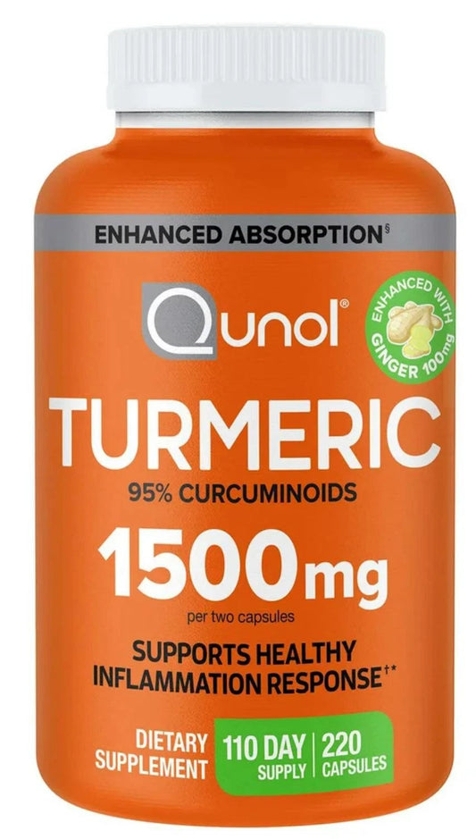 Turmeric Curcumin Capsules by Qunol – Ultra High Absorption 1500 mg for Joint Support & Whole-Body Wellness - Ephyra