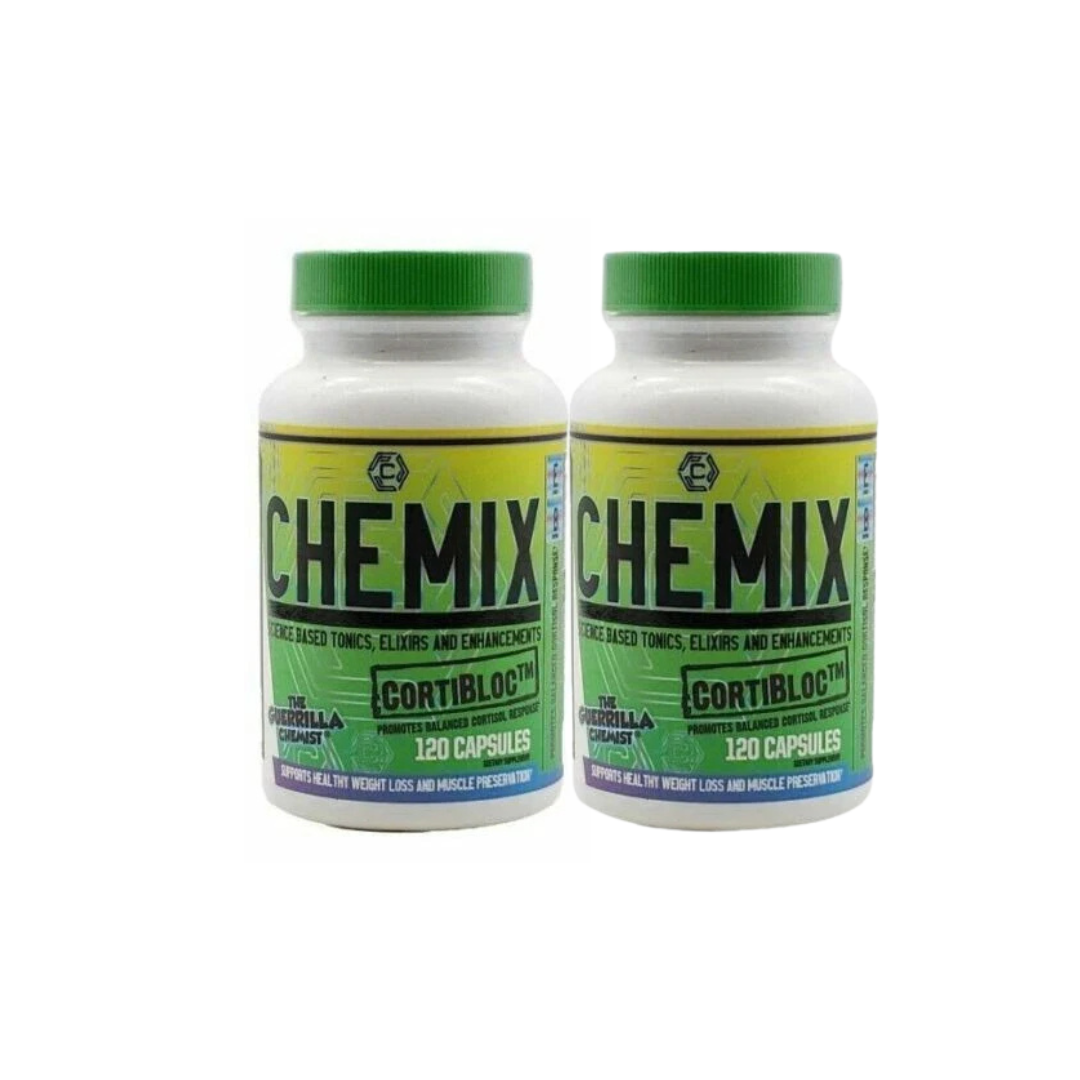 Chemix Cortibloc 120 Capsules Daily Balance – Advanced Stress & Cortisol Support Supplement