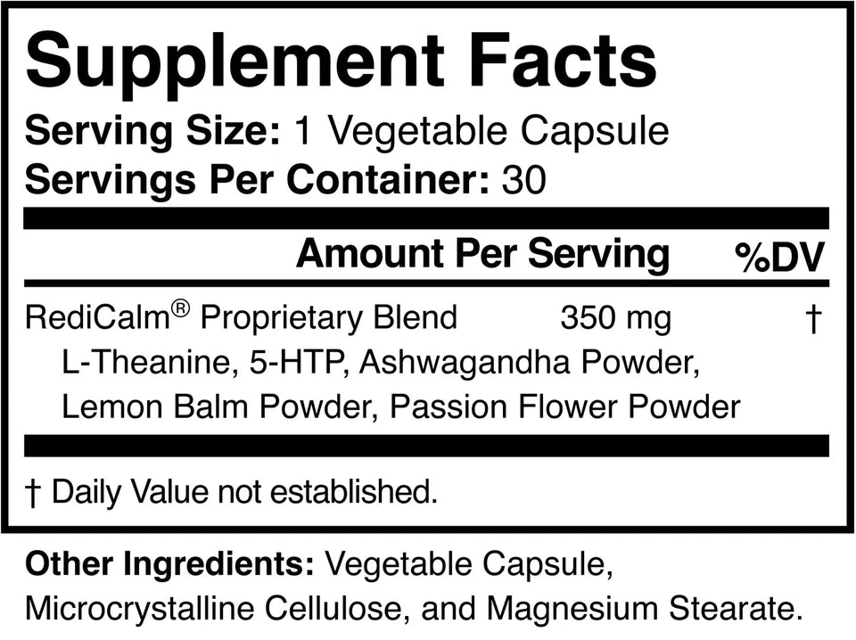 RediCalm – Natural Stress Relief Supplement