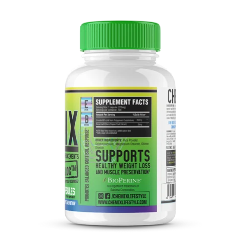 Chemix Cortibloc 120 Capsules Daily Balance – Advanced Stress & Cortisol Support Supplement